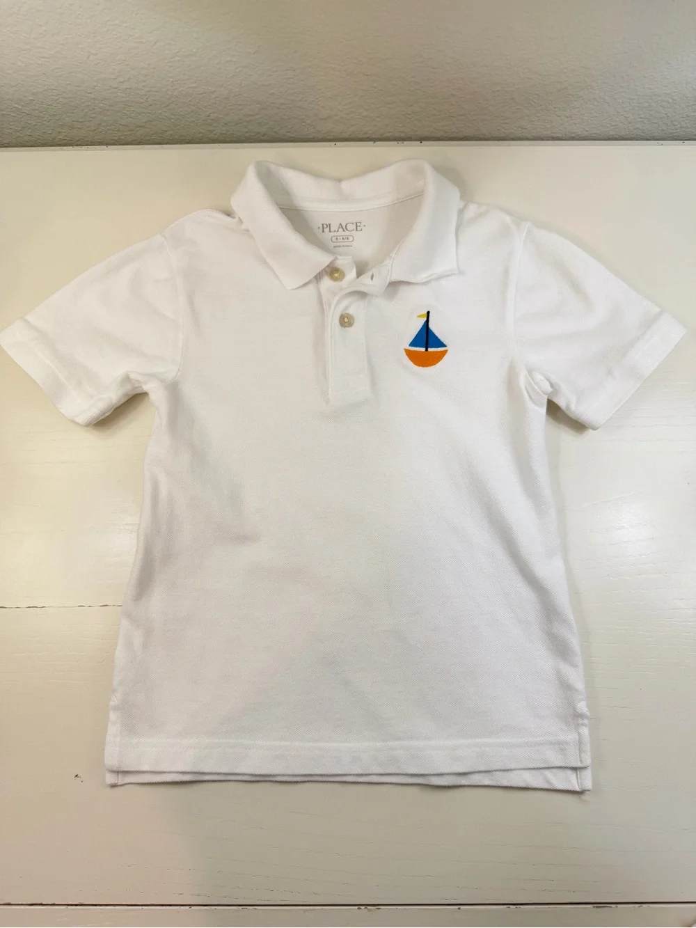 Boys Sailboat Polo + Trunk Shorts Set 5/6